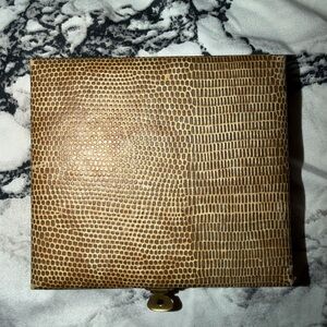 vintage set of six English sterling silver cocktail sticks featuring c (rooster)